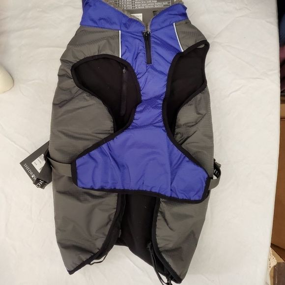 Shedrow K9 Chinook Dog Coat - Blue and Grey Sz MEDIUM - Picture 3 of 7